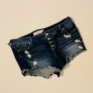 Torrid denim shorts 16